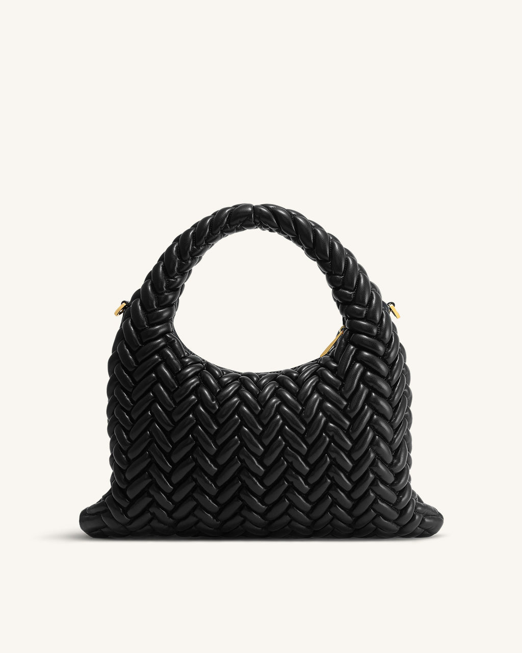 Cora Borsa per trapuntatura con manici - Nero