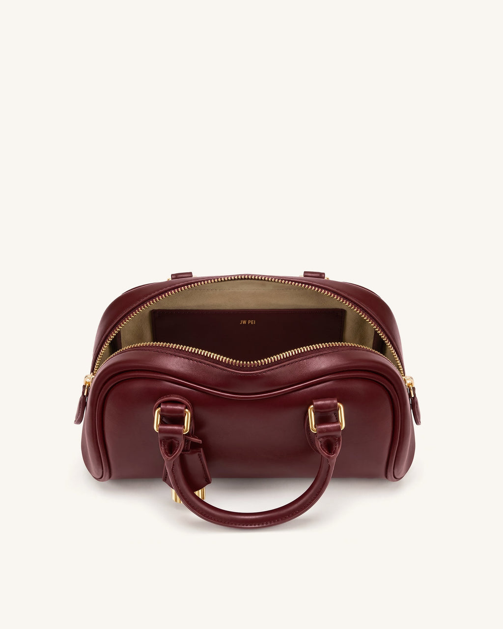 Rosalie Borsa a mano Bowler - Borgogna scuro