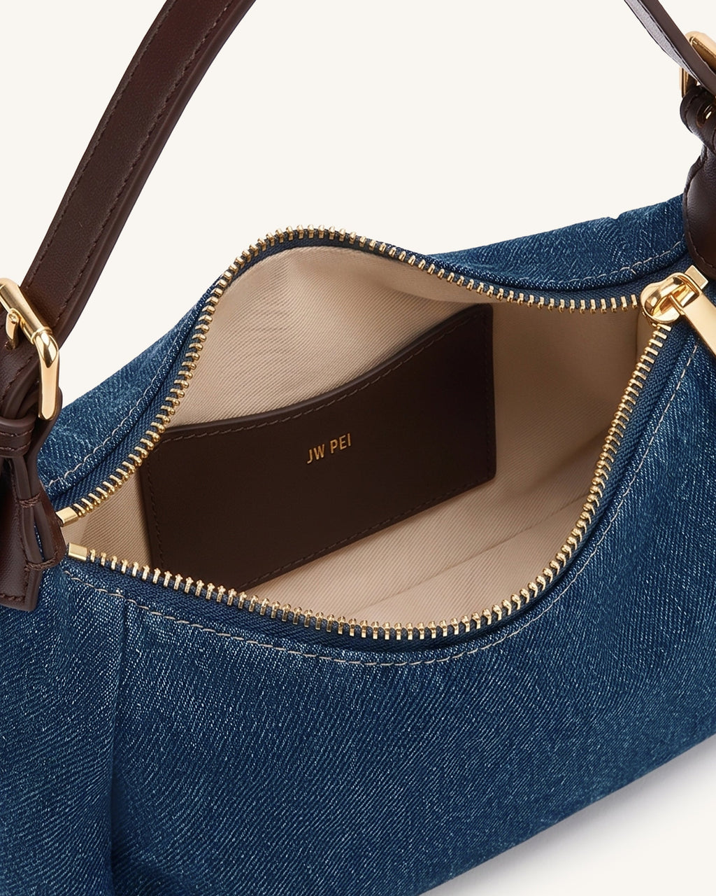 Velora Borsa a spalla in denim - Denim blu