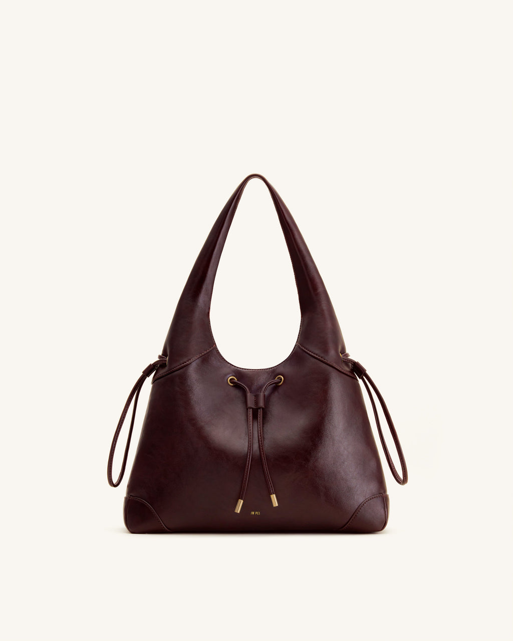 Celandra Borsa hobo con coulisse - Bordeaux scuro