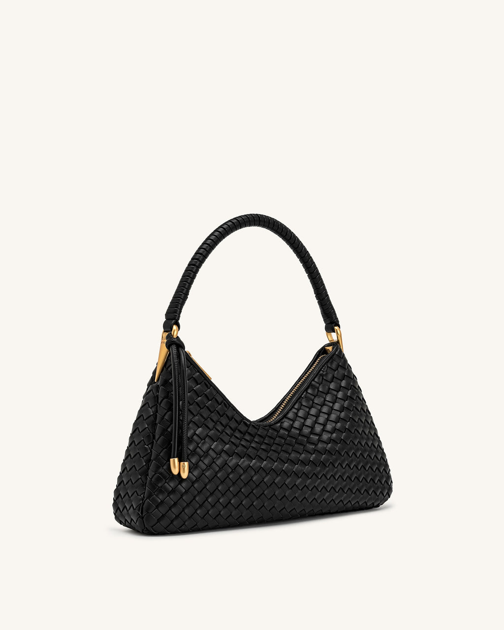 Lorena Borsa a spalla intrecciata - Nera
