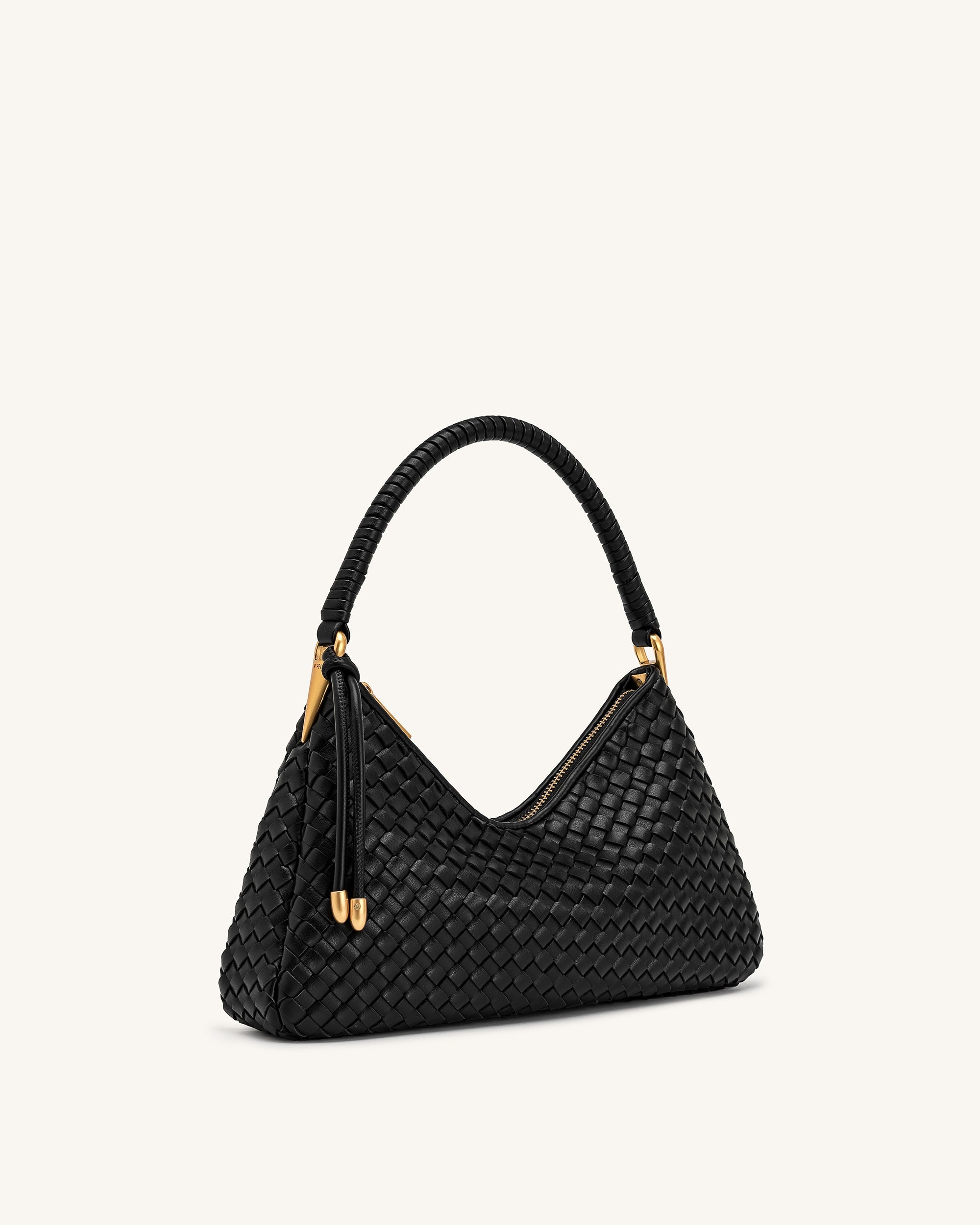 Lorena Borsa a spalla intrecciata - Nera