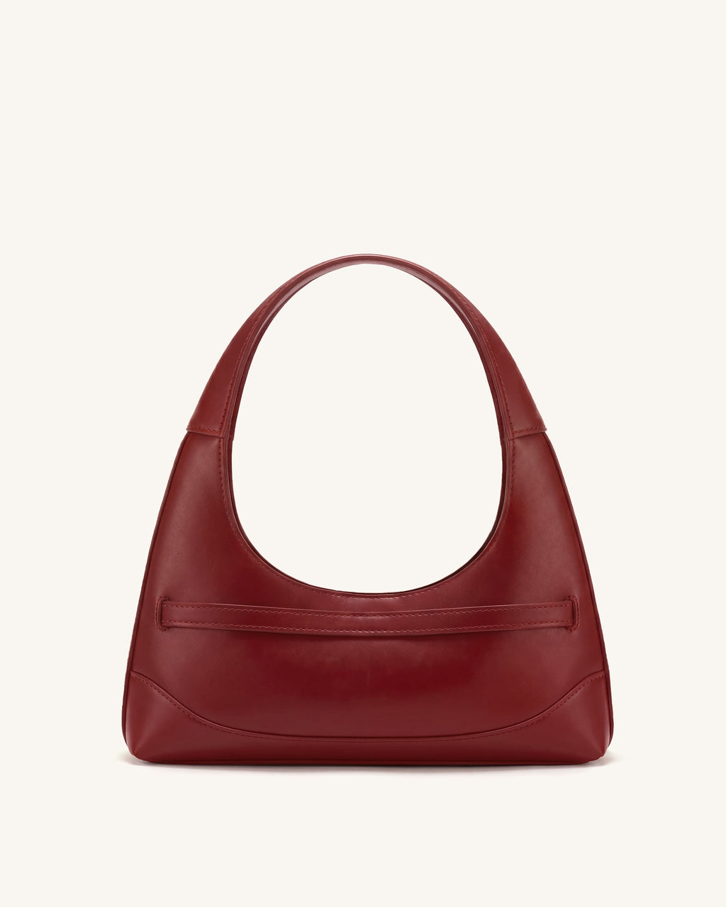 Noelle Borsa a spalla con cintura - Bordeaux scuro