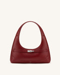 Noelle Borsa a spalla con cintura - Bordeaux scuro