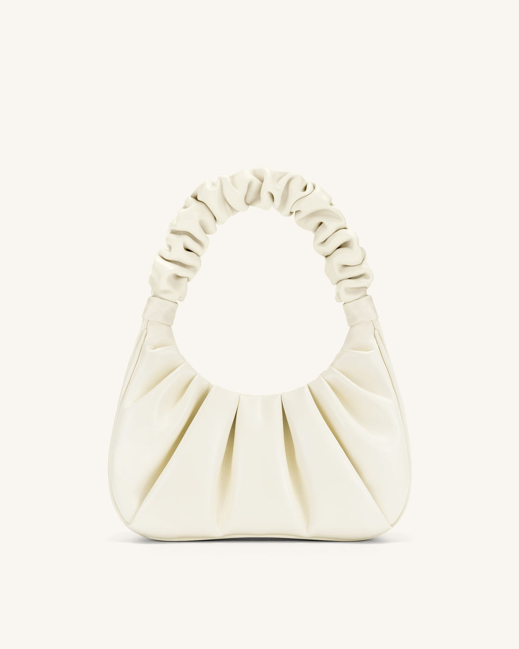 Gabbi Borsa Hobo Arricciata - Bianco