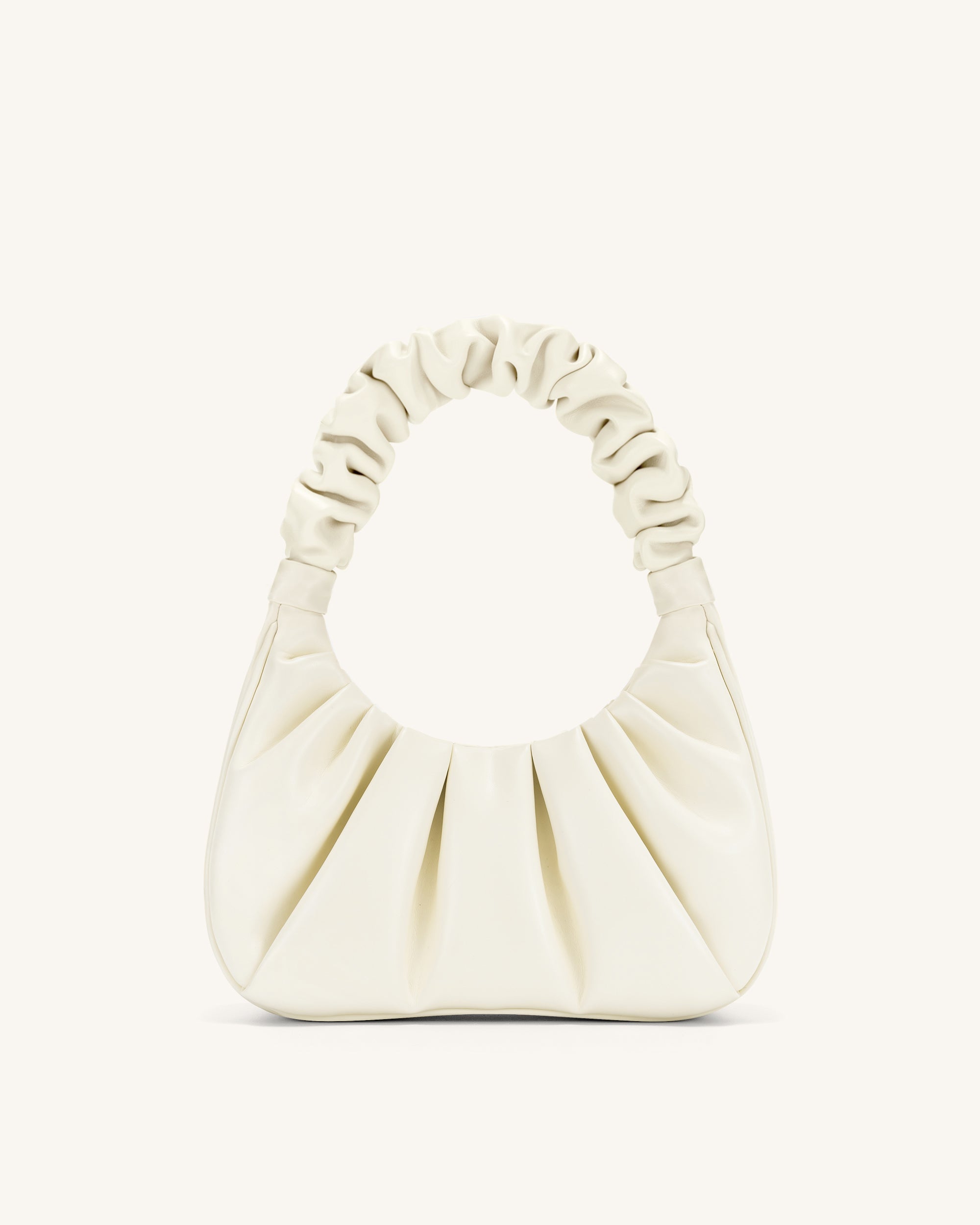Gabbi Borsa Hobo Arricciata - Bianco