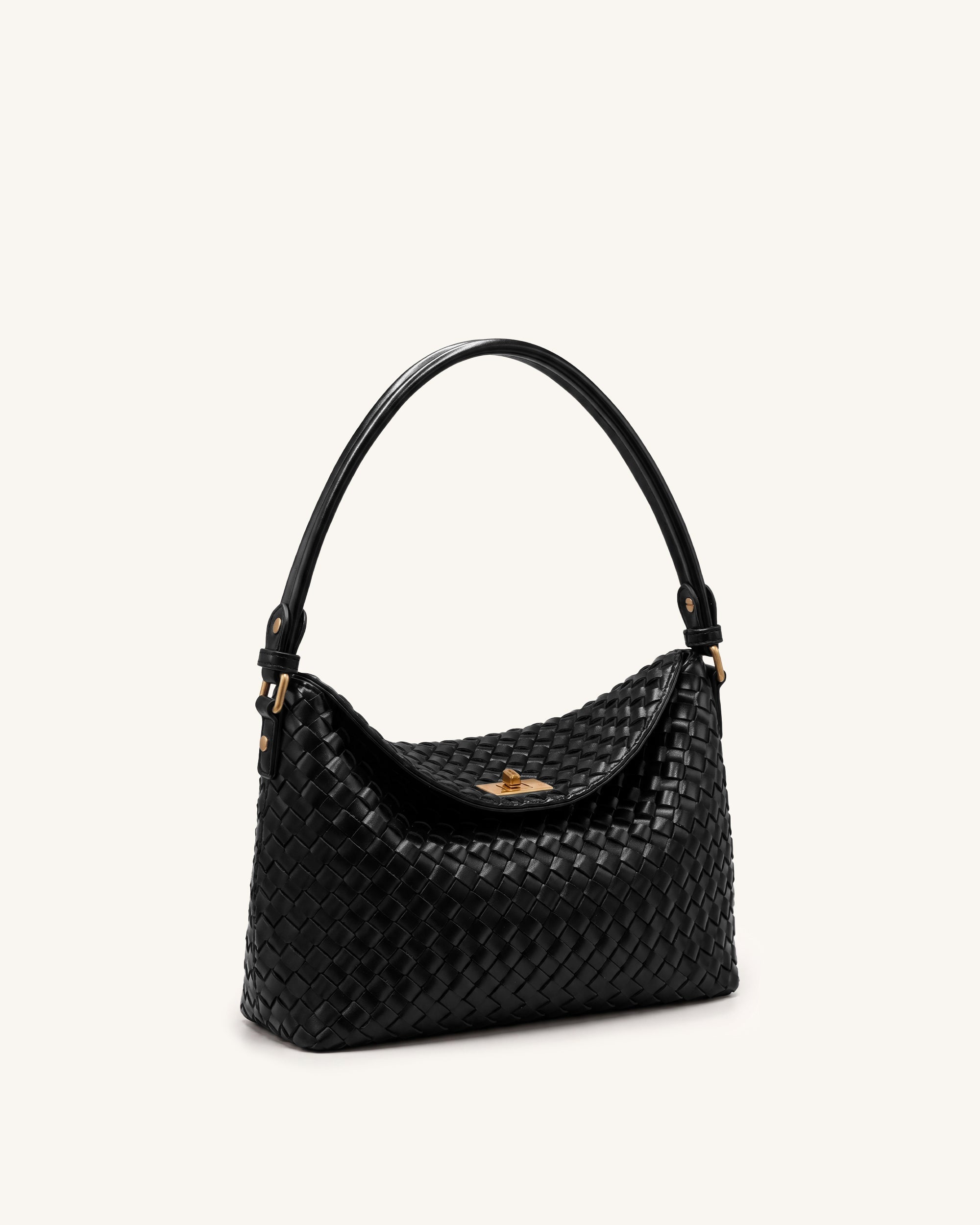 Lucia Borsa hobo intrecciata - Nero