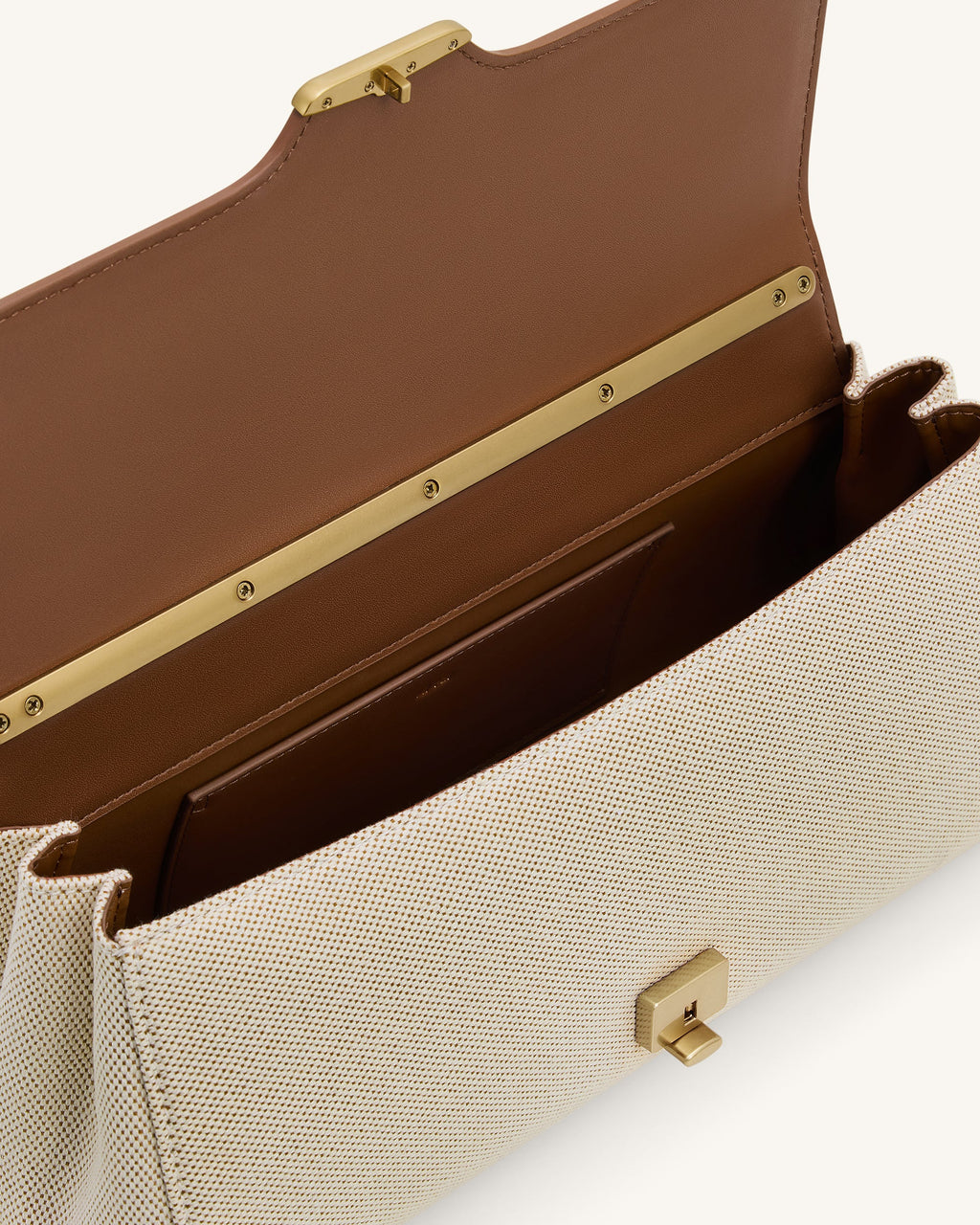 Eloise Borsa a Spalla - Tela Marrone