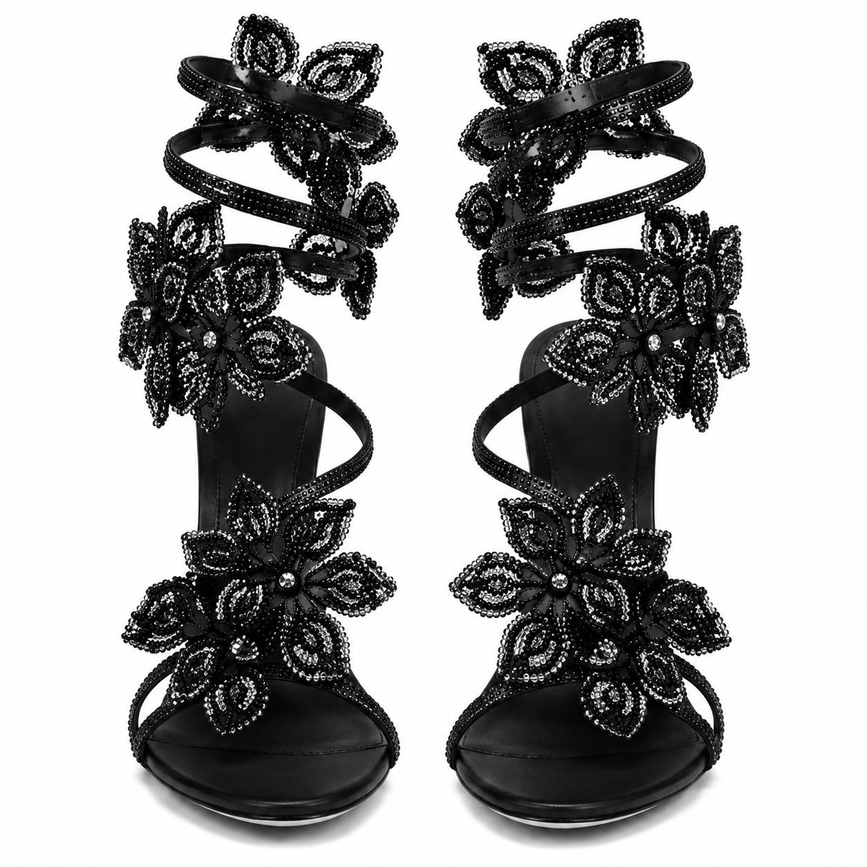 Rosa floral - Tacones