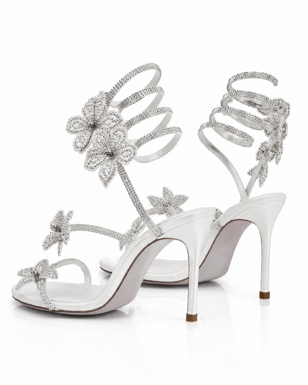Rosa floral - Tacones