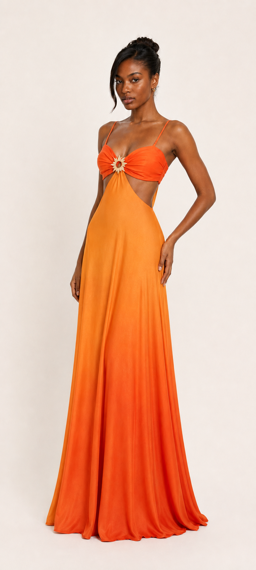 Solaris naranja - Vestido