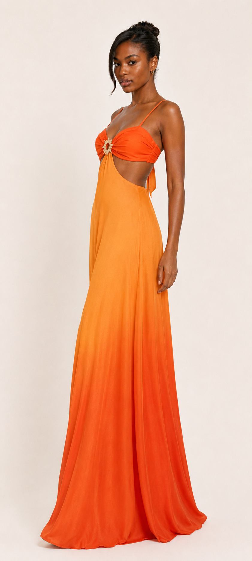 Solaris naranja - Vestido
