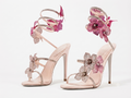 Rosa floral - Tacones