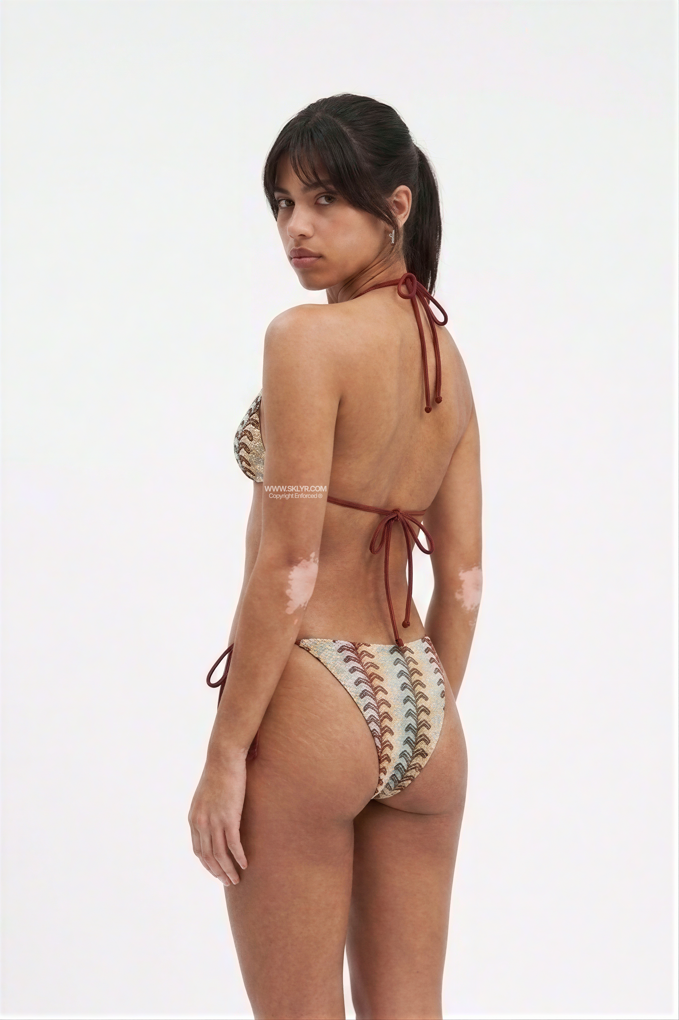 Estrella de Mar - Conjunto bikini y pareo 3 piezas