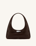 Noelle Borsa a spalla con cintura - Marrone scuro