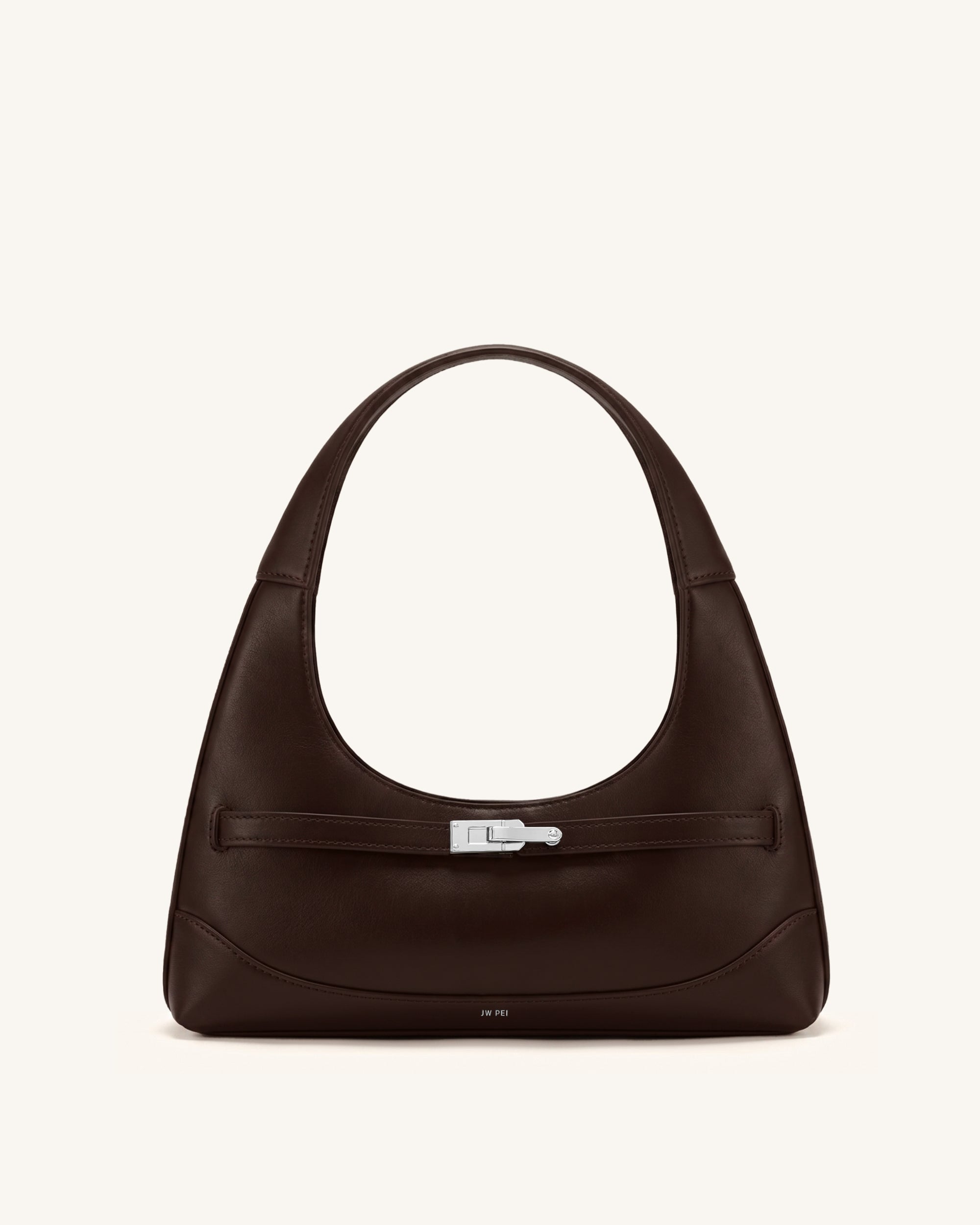 Noelle Borsa a spalla con cintura - Marrone scuro